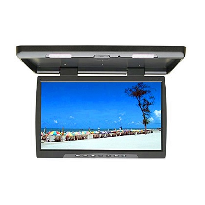 BM-1519, 15 inch overhead bus flip-down lcd monitor