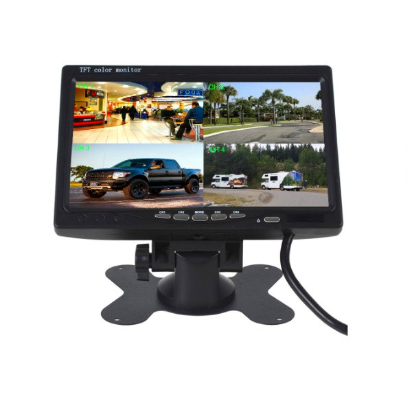 CM740A 7 Inch AHD Dashboard Split-Screen LCD Monitor